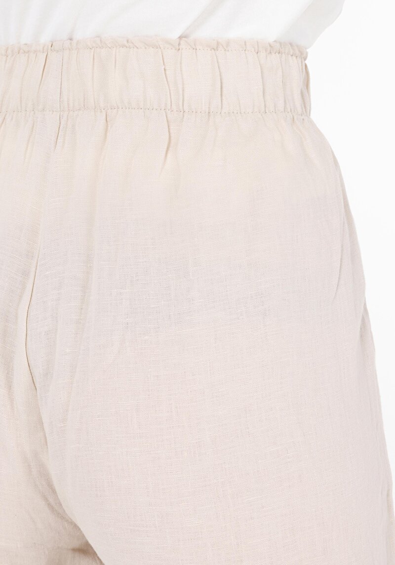 Afișați detalii pentru Pantaloni De Dama Ecru Regular Fit  Cl1068233