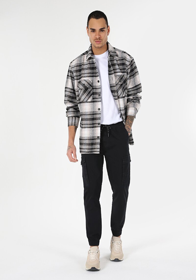 Imagine a Pantaloni De Barbati Negru   Cl1061856