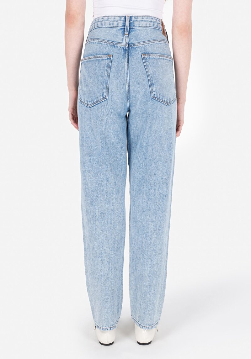 Imagine a Pantaloni De Dama Albastru Boyfriend Fit 893 Julia Cl1069669