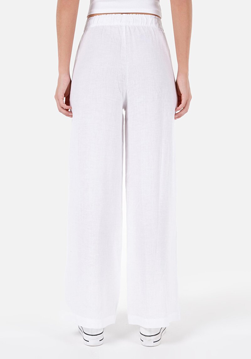 Afișați detalii pentru Pantaloni De Dama Alb Regular Fit  Cl1068233