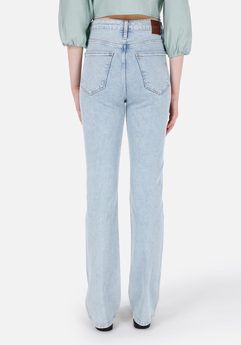 Afișați detalii pentru Pantaloni De Dama Albastru Slim Fit 797 Adel Cl1069671