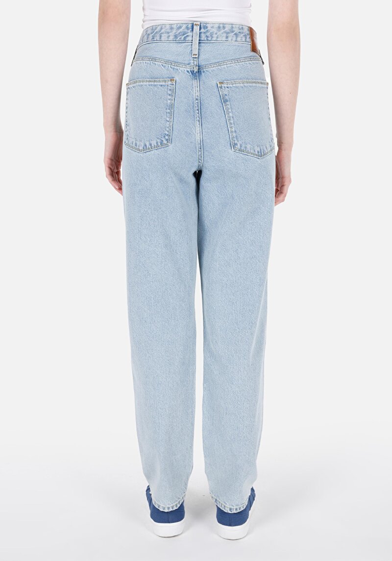 Imagine a Pantaloni De Dama Albastru Boyfriend Fit 893 Julia Cl1069674