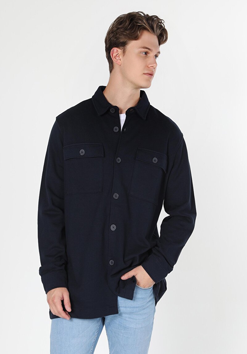 Imagine a Jacheta De Barbati Albastru Marin Cl1061858