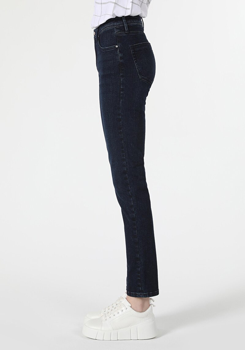 Afișați detalii pentru Pantaloni De Dama Denim Skinny Fit 760 Diana Cl1060390