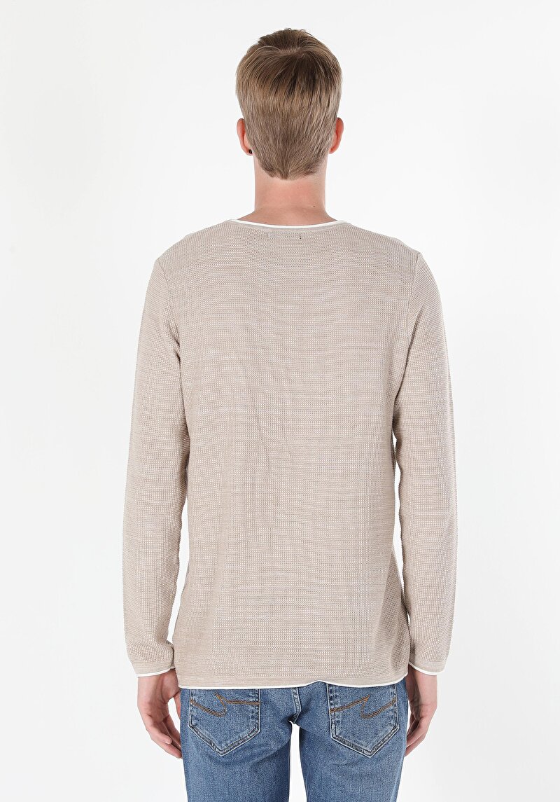 Afișați detalii pentru Pulover De Barbati Bej Regular Fit  Cl1056038