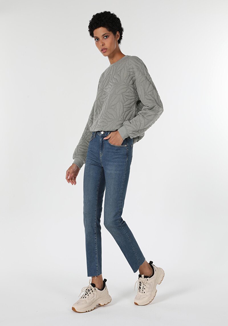 Imagine a Pantaloni De Dama Denim Slim Fit 703 Carla Cl1060391