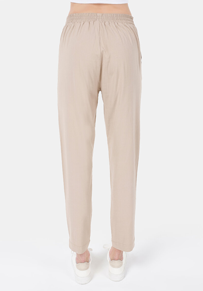 Afișați detalii pentru Pantaloni De Dama Bej Regular Fit  Cl1068239