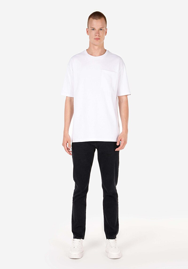Imagine a Pantaloni De Barbati Negru Regular Fit 067 Jack Cl1070597
