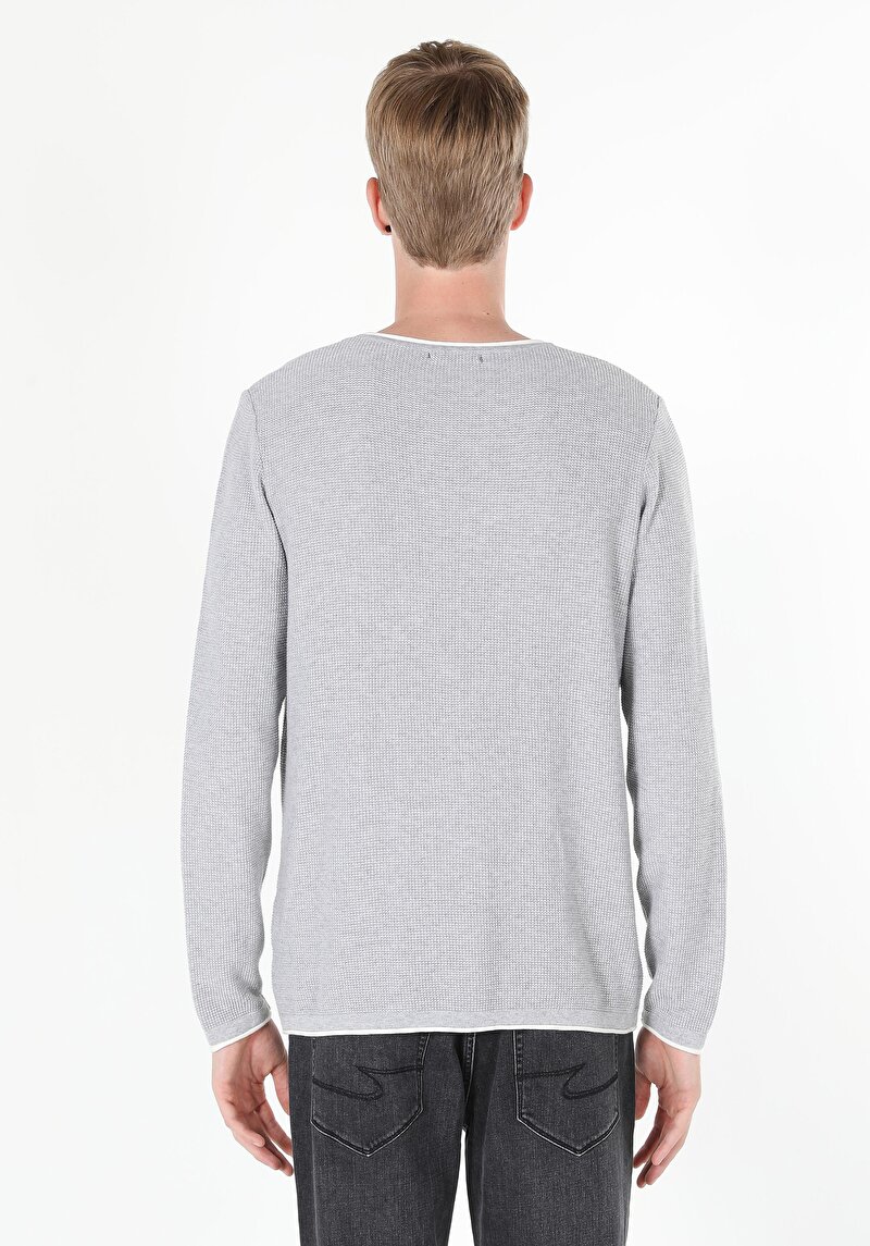 Imagine a Pulover De Barbati Gri Regular Fit Cl1056038