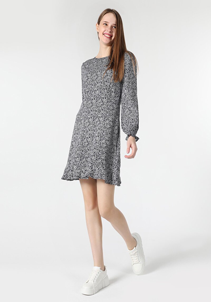 Afișați detalii pentru Rochie Slim Fit Bleumarin Pentru Femei