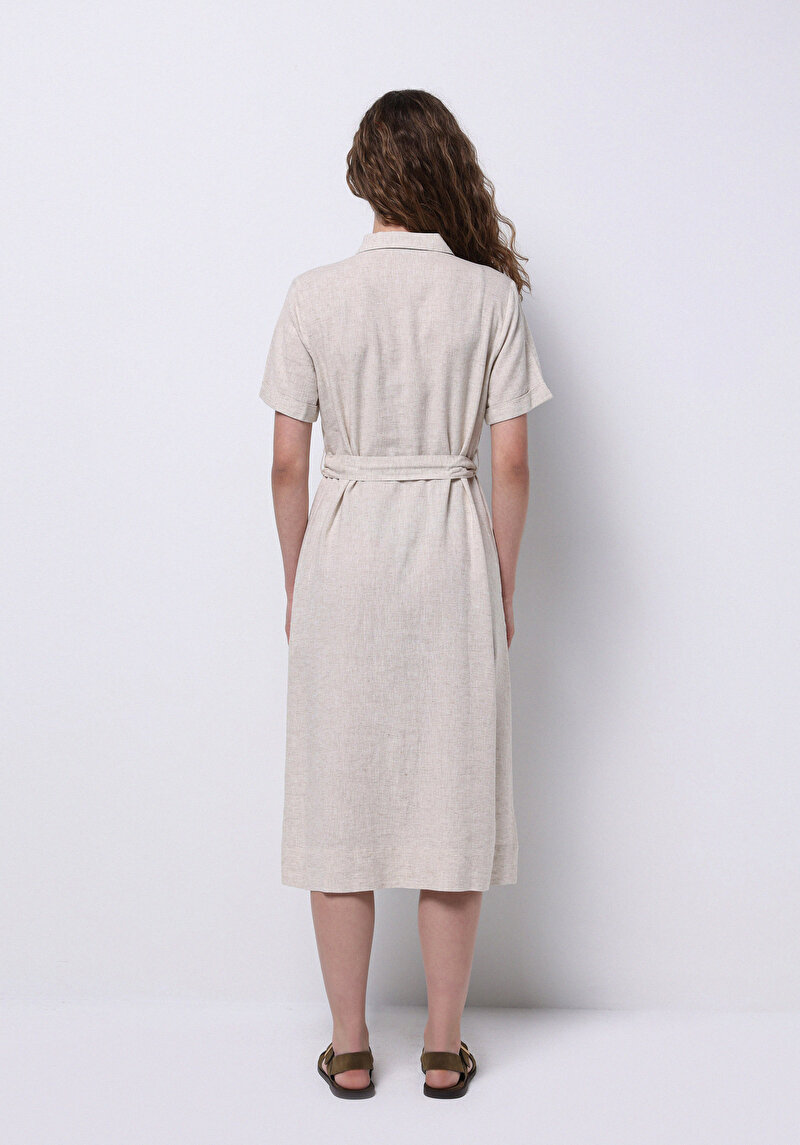 Imagine a Rochie Bej Pentru Femei Regular Fit