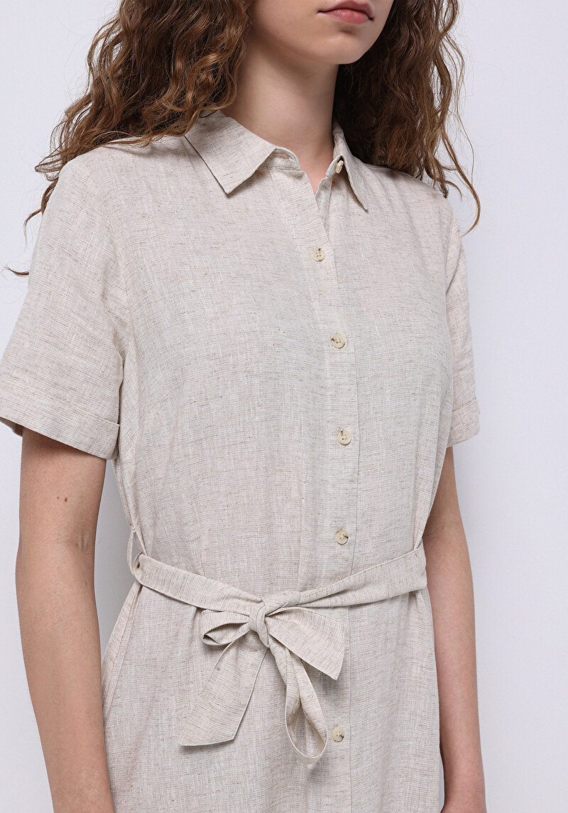 Afișați detalii pentru Rochie Bej Pentru Femei Regular Fit