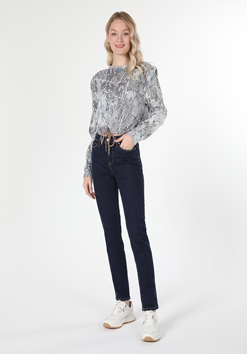 Imagine a Pantaloni De Dama Denim Slim Fit 703 Carla Cl1056040