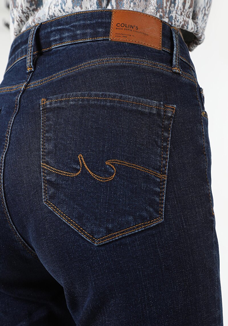 Afișați detalii pentru Pantaloni De Dama Denim Slim Fit 703 Carla Cl1056040