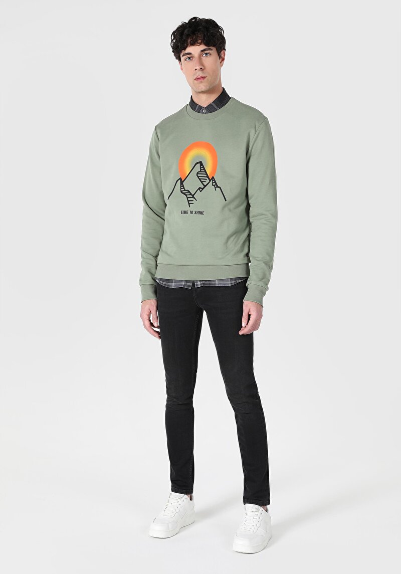 Imagine a Hanorac / Bluza De Barbati Verde   Cl1061898