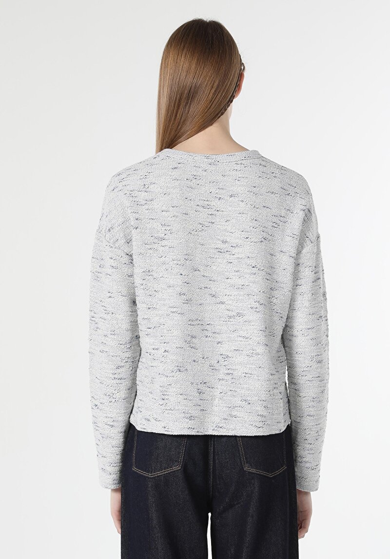 Imagine a Tricou Cu Maneca Lunga De Dama Alb Cl1061900