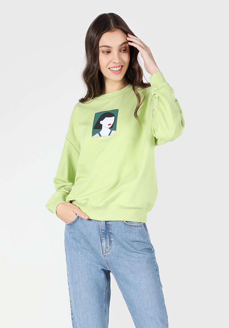 Imagine a Hanorac / Bluza De Dama Verde   Cl1061915