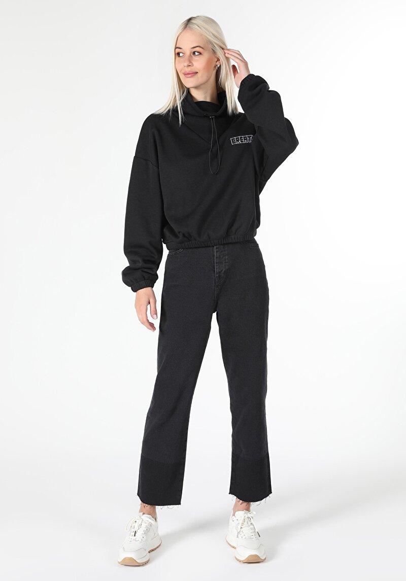 Imagine a Hanorac / Bluza De Dama Negru   Cl1061939