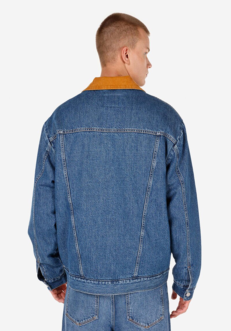 Imagine a Jachetă Albastră Pentru Bărbați Regular Fit