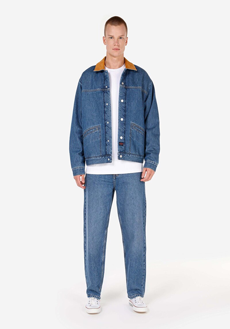 Afișați detalii pentru Jachetă Albastră Pentru Bărbați Regular Fit