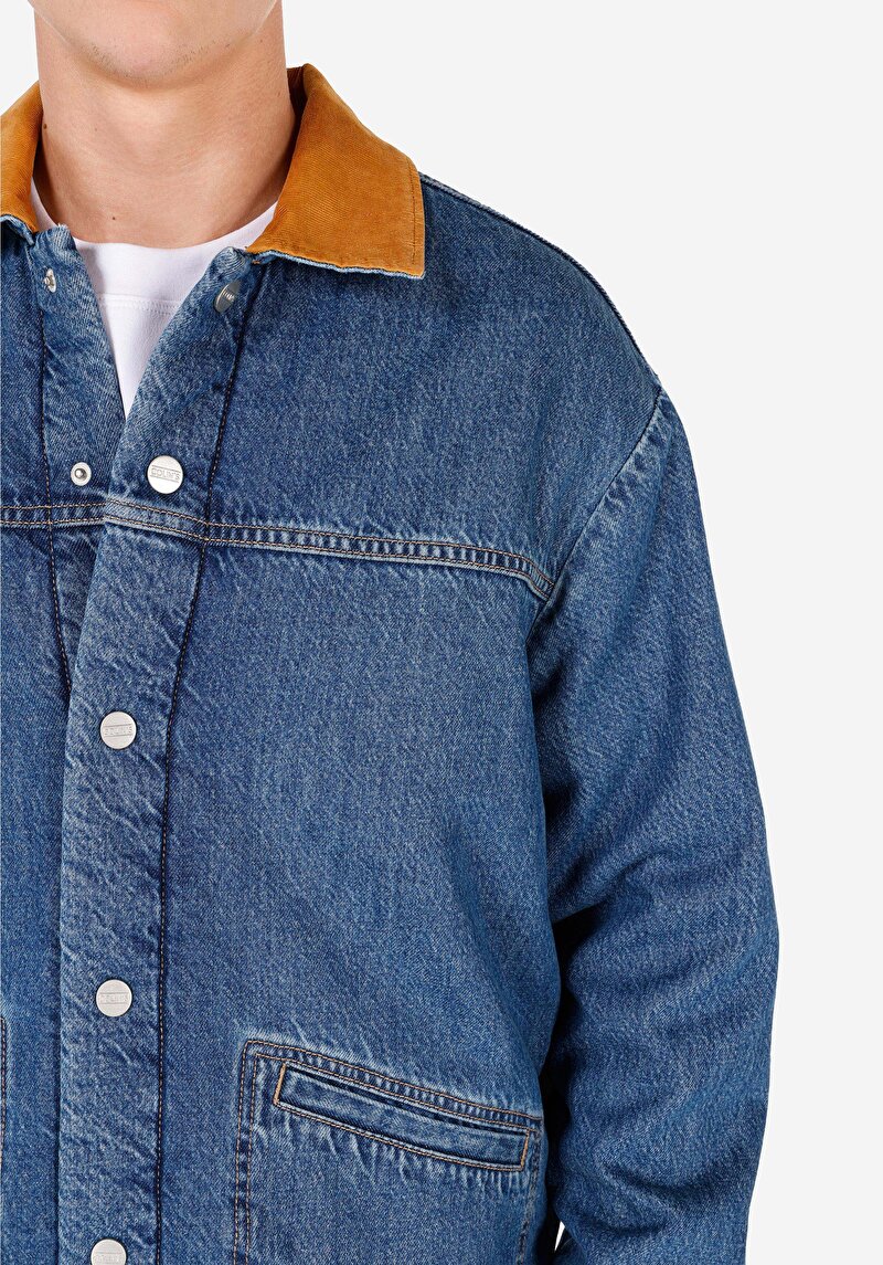 Afișați detalii pentru Jachetă Albastră Pentru Bărbați Regular Fit