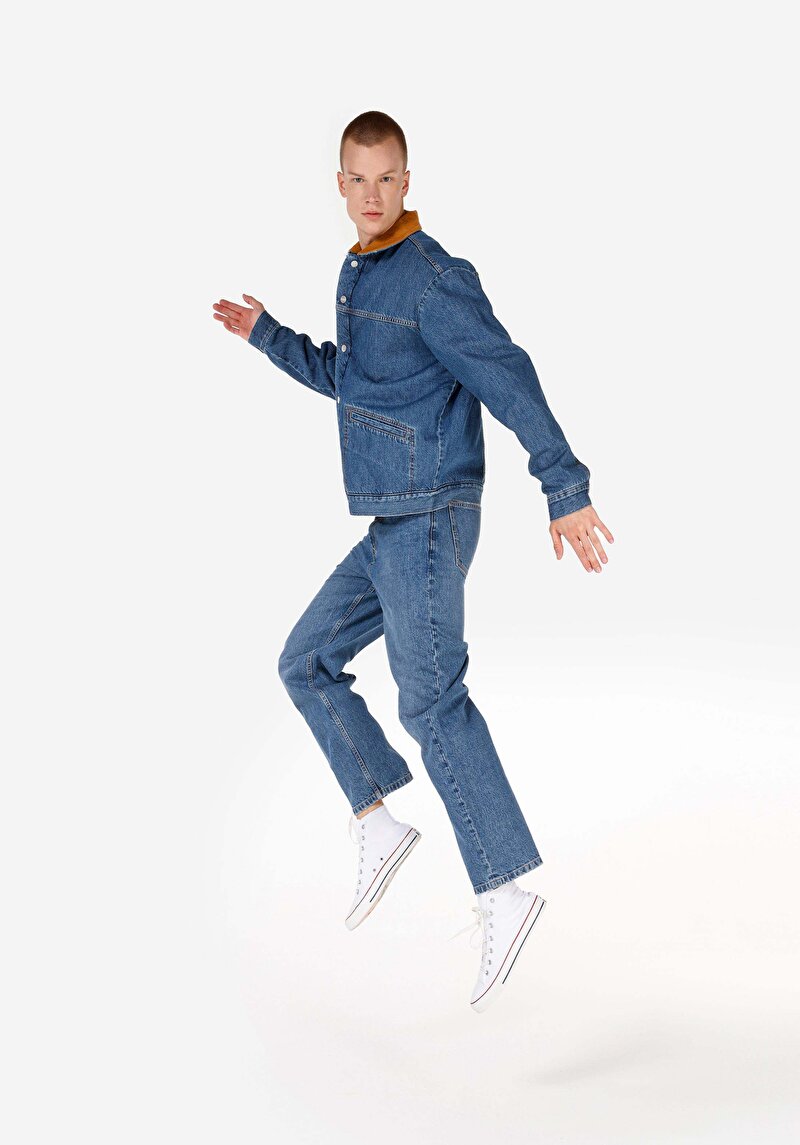 Afișați detalii pentru Jachetă Albastră Pentru Bărbați Regular Fit