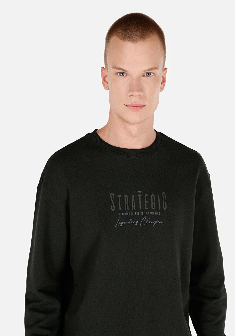 Afișați detalii pentru Hanorac Verde Pentru Bărbați Comfort Fit