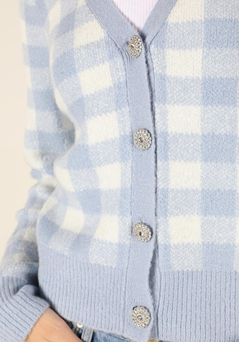 Imagine a Cardigan De Dama Albastru   Cl1061964