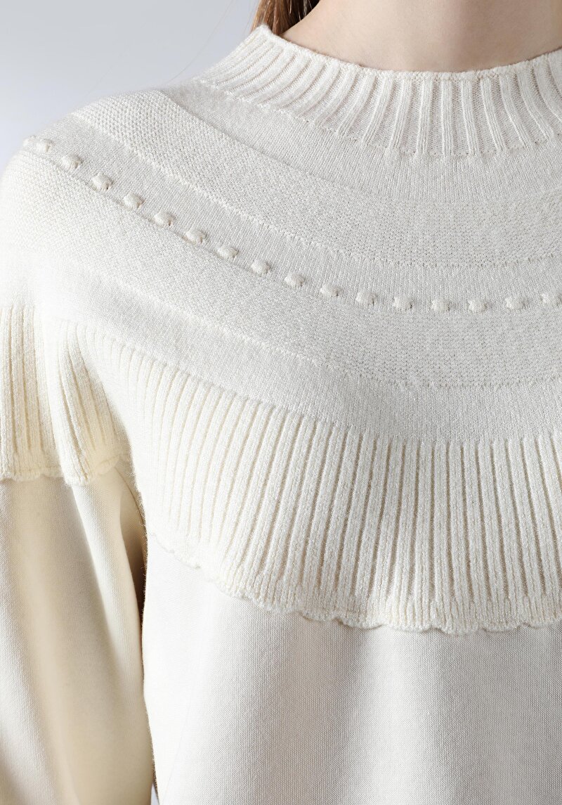 Afișați detalii pentru Hanorac / Bluza De Dama Ecru   Cl1062043