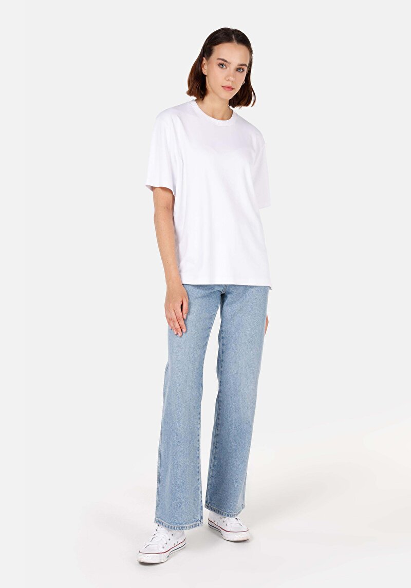 Imagine a Blugi İndigo Pentru Femei Regular Fit