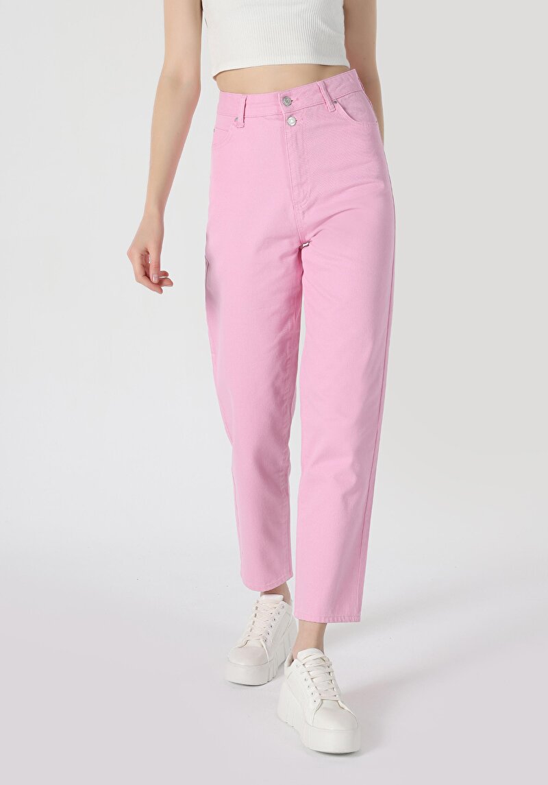 Afișați detalii pentru Pantaloni De Dama Roz Regular Fit  Cl1062118