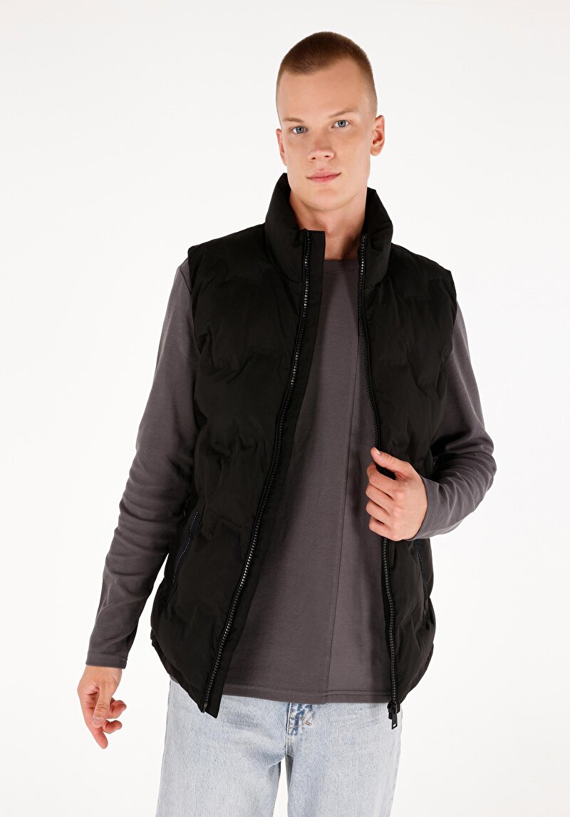 Imagine a Vesta De Barbati Negru Slim Fit  Cl1069912