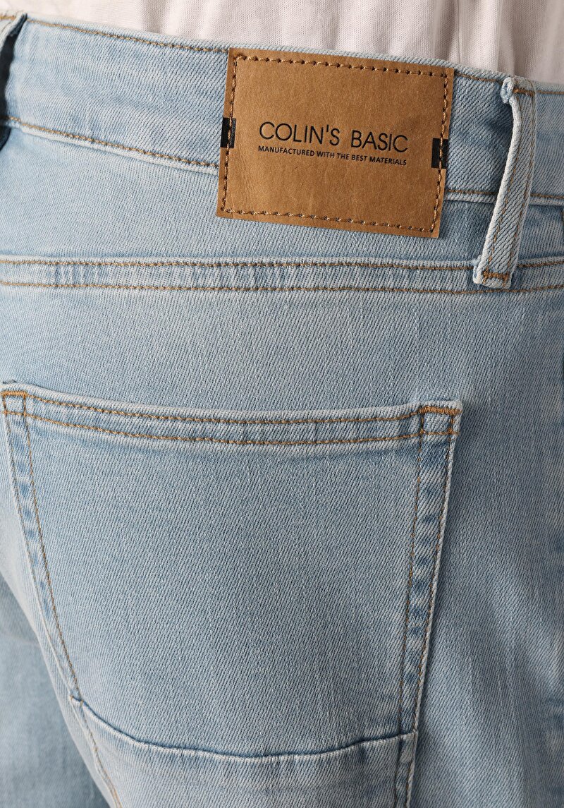 Afișați detalii pentru Pantaloni De Barbati Albastru Deschis Regular Fit 045 David Cl1063727