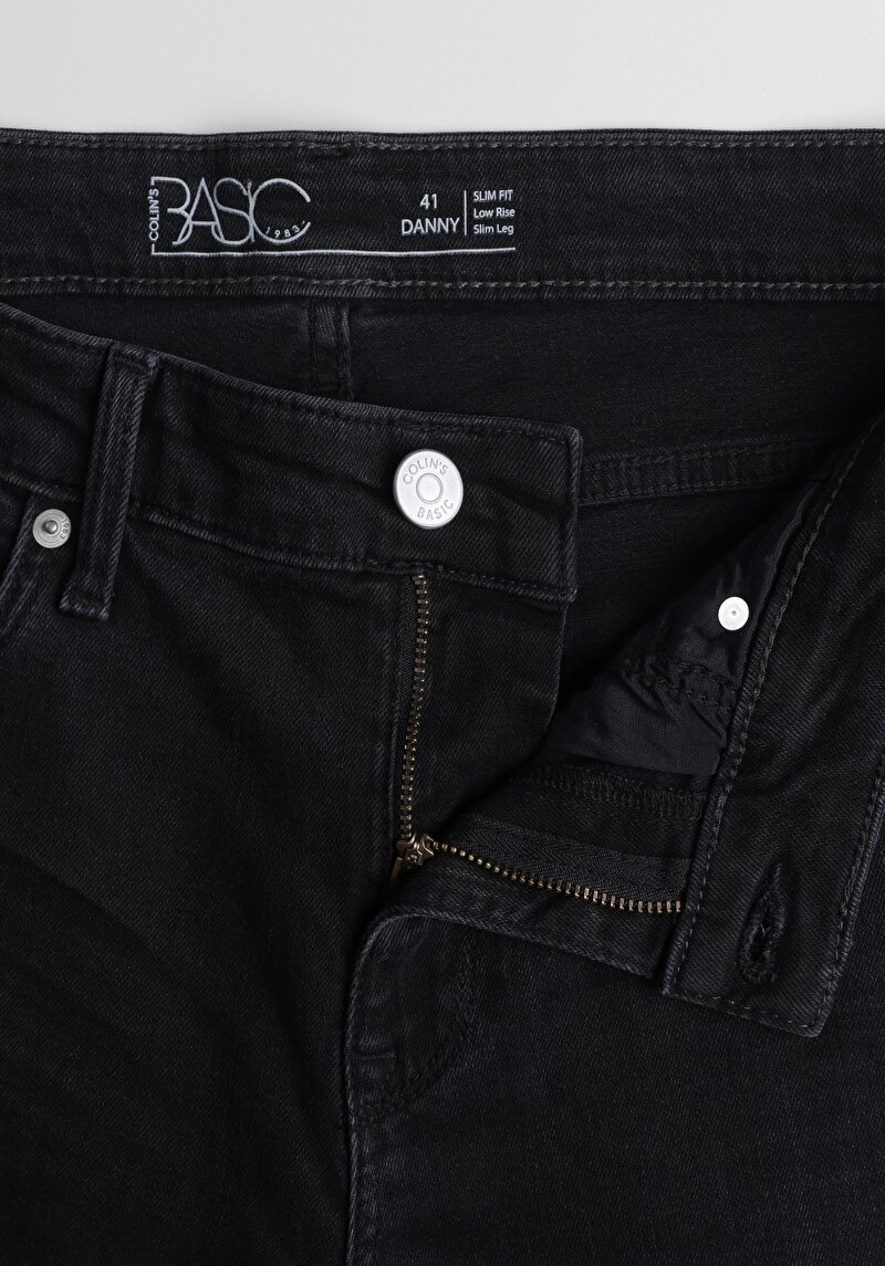 Afișați detalii pentru Blugi Din Denim Pentru Bărbați Cu Talie Joasă Și Talie İngustă Slim Fit