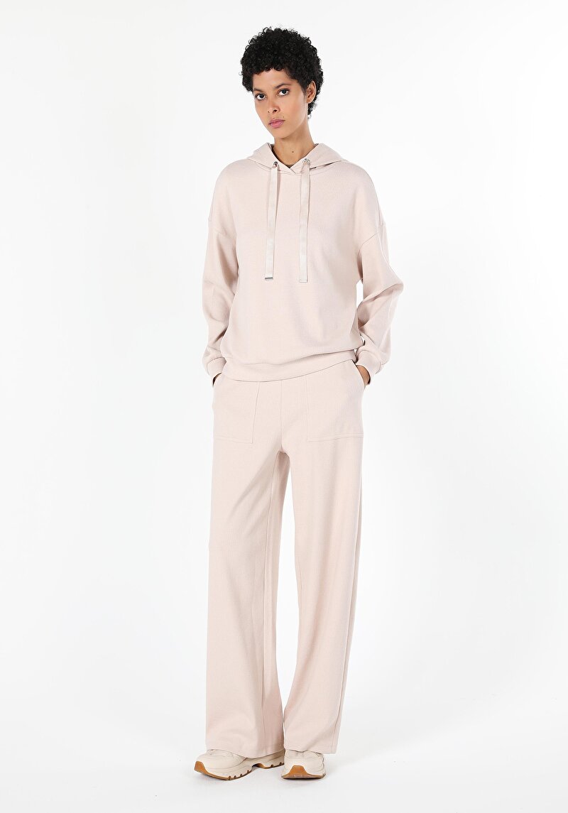 Imagine a Tricou Cu Maneca Lunga De Dama Bej   Cl1060596