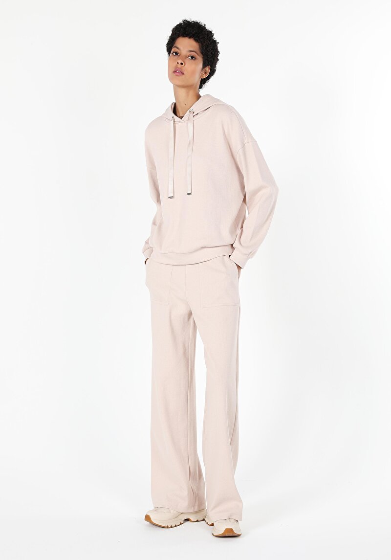 Imagine a Tricou Cu Maneca Lunga De Dama Bej Cl1060596