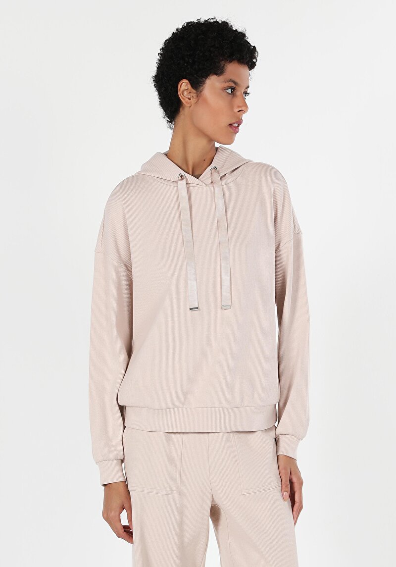 Afișați detalii pentru Tricou Cu Maneca Lunga De Dama Bej   Cl1060596