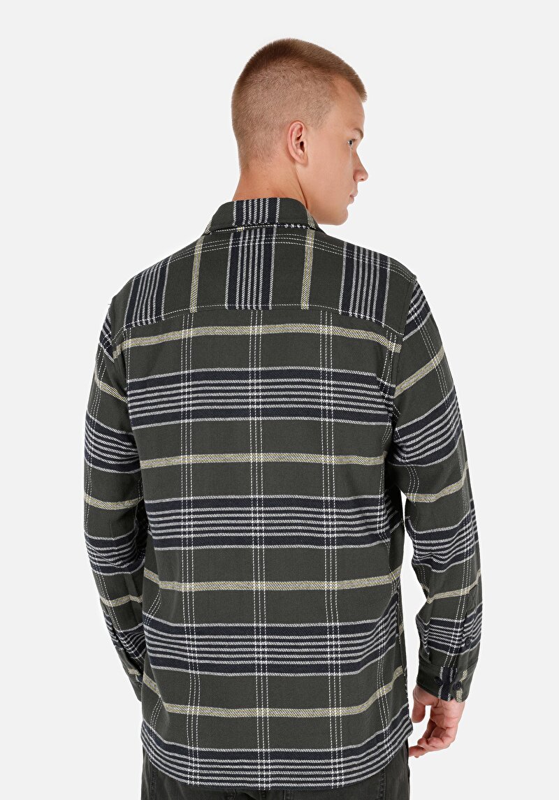 Afișați detalii pentru Camasa Cu Maneca Lunga De Barbati Kaki Comfort Fit  Cl1069964