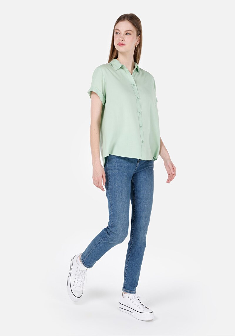 Afișați detalii pentru Blugi Bleumarin Slim Fit Pentru Femei