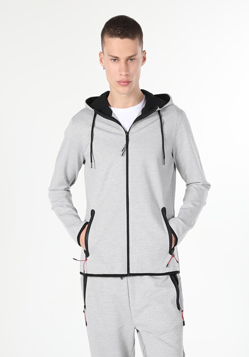 Afișați detalii pentru Jacheta De Barbati Gri Slim Fit  Cl1060644