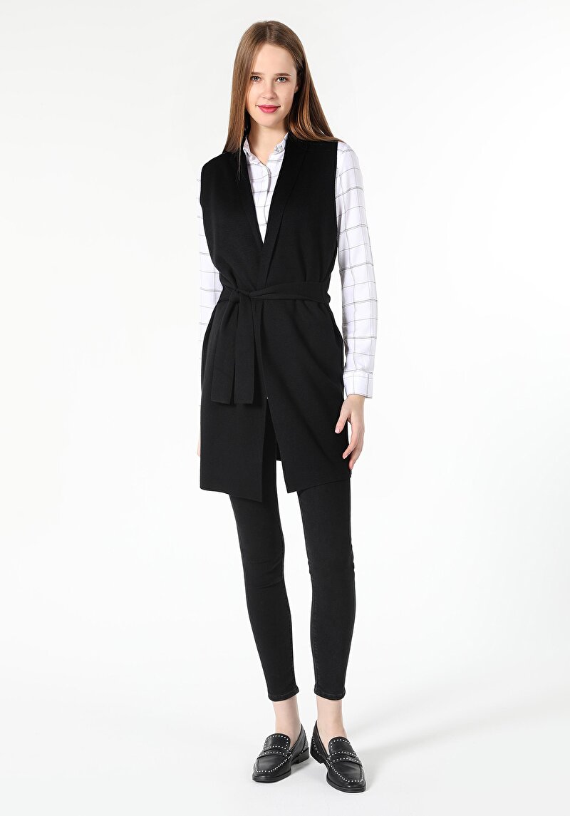 Imagine a Cardigan De Dama Negru Cl1060676