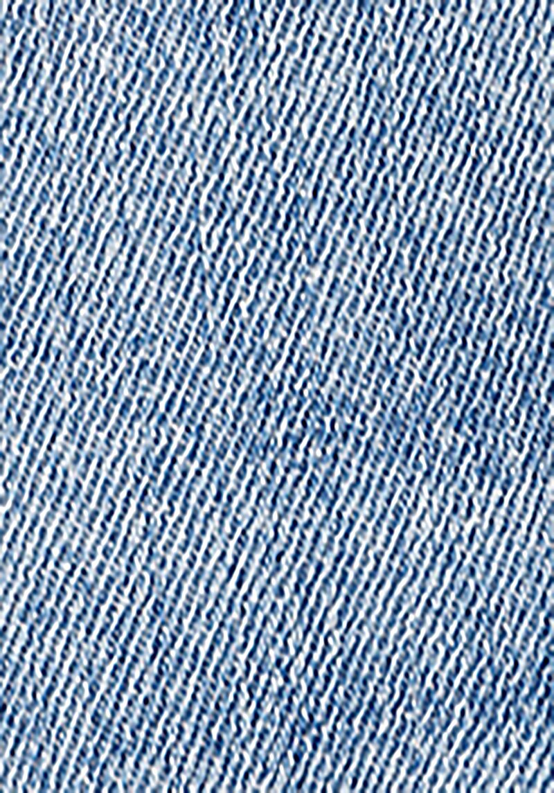 Afișați detalii pentru Drept Fit Talie Ascendentă Picior Lungime Lungime Blugi Indigo Pentru Femei