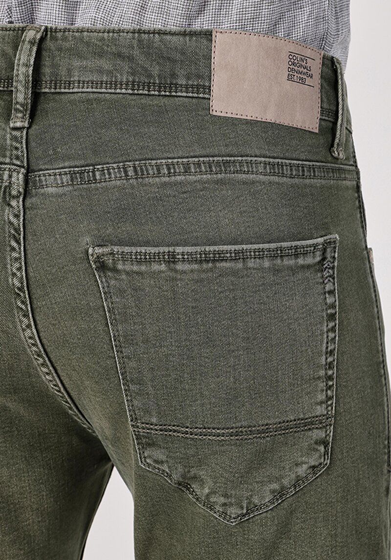 Afișați detalii pentru Blugi İndigo Pentru Bărbați Cu Talie Dreaptă Cu Talie Dreaptă