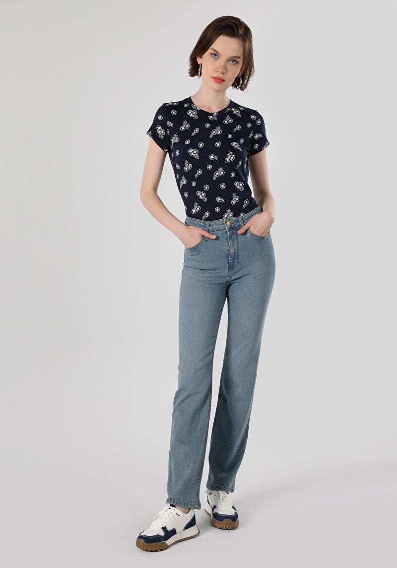 Afișați detalii pentru Pantaloni De Dama Denim Regular Fit 792 Mila Cl1064513