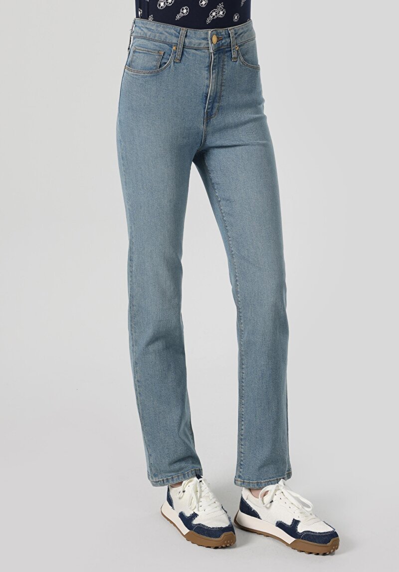 Afișați detalii pentru Pantaloni De Dama Denim Regular Fit 792 Mila Cl1064513