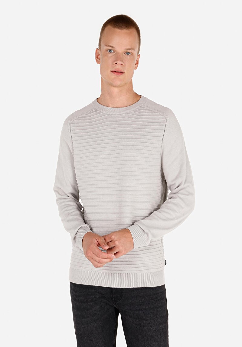 Imagine a Pulover De Barbati Gri   Cl1064759