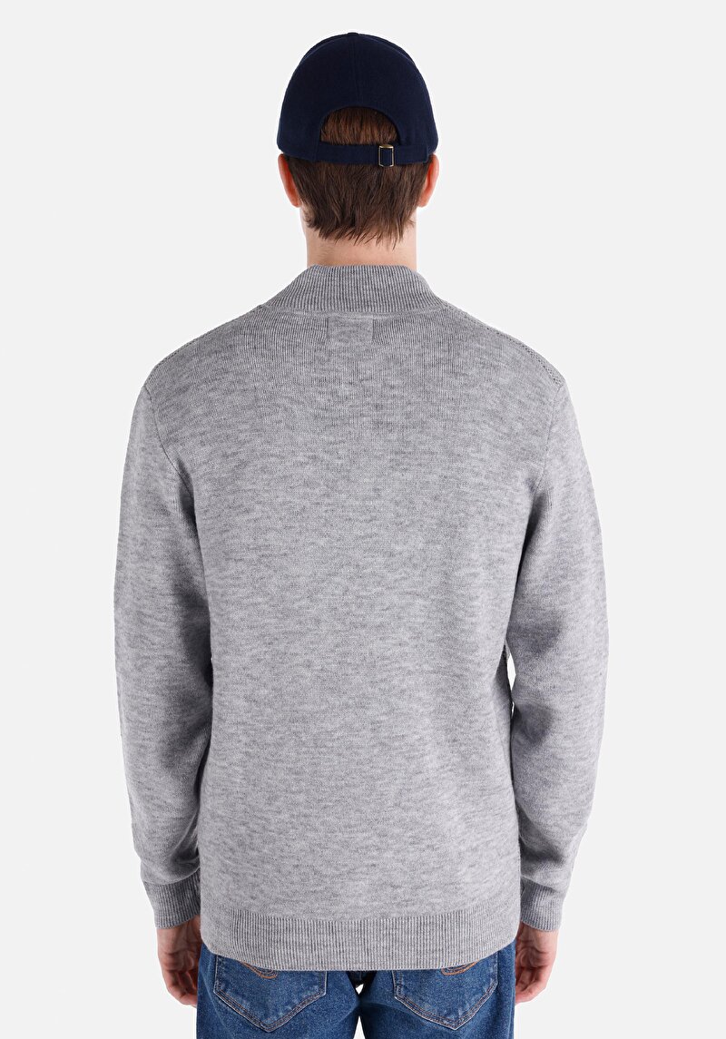 Afișați detalii pentru Cardigan De Barbati Gri Regular Fit  Cl1064848