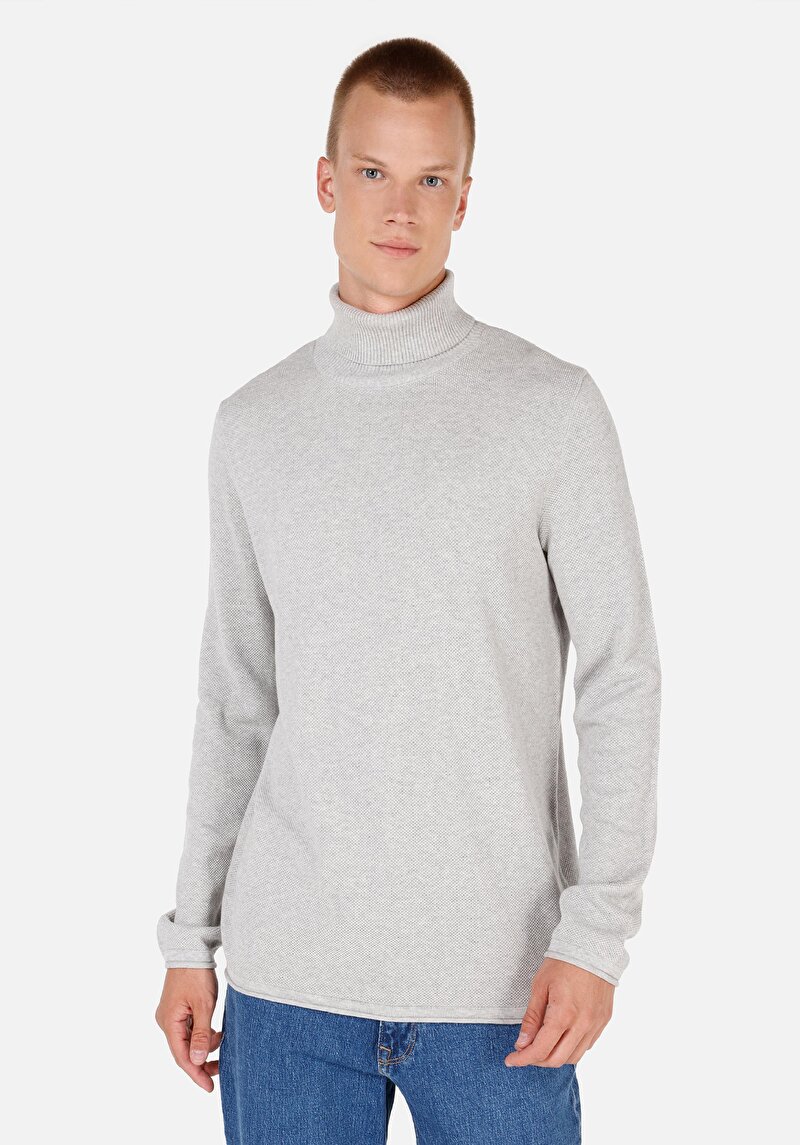 Imagine a Pulover De Barbati Gri Regular Fit  Cl1064879