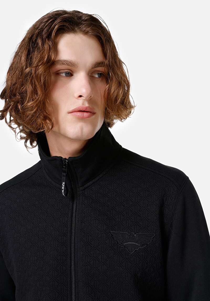 Afișați detalii pentru Jacheta De Barbati Negru Slim Fit  Cl1064902