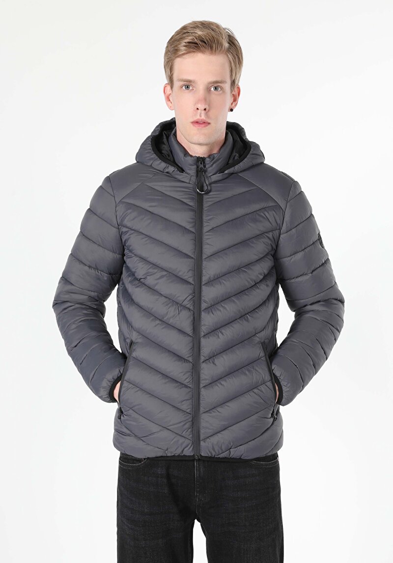 Afișați detalii pentru Jacheta De Barbati Antracit Slim Fit  Cl1021308